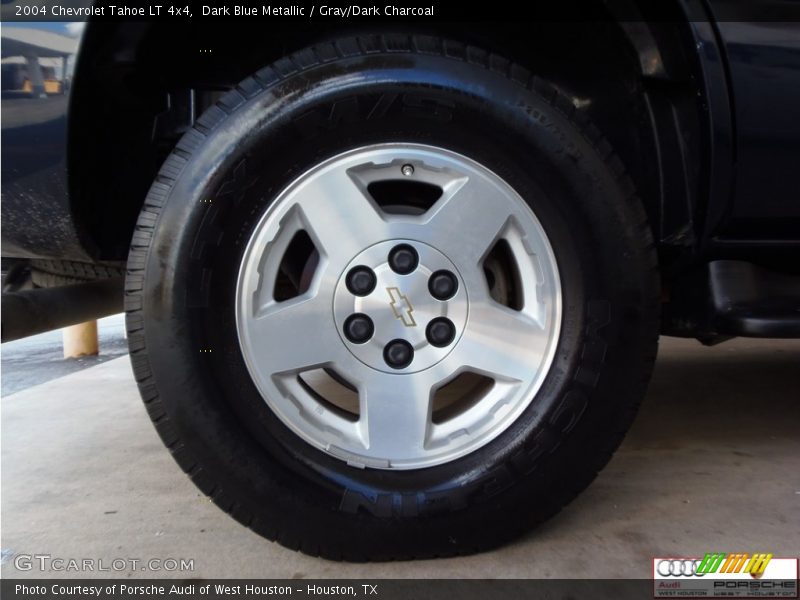 Dark Blue Metallic / Gray/Dark Charcoal 2004 Chevrolet Tahoe LT 4x4