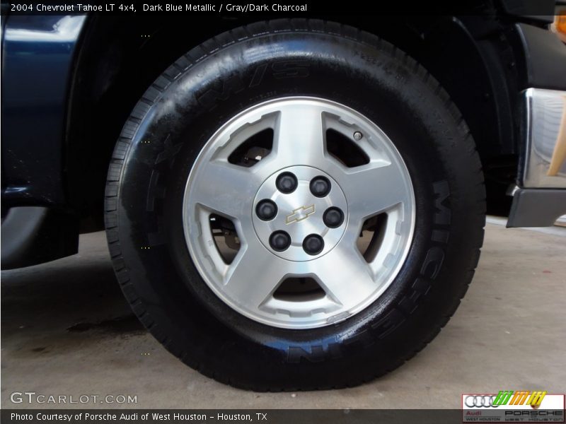 Dark Blue Metallic / Gray/Dark Charcoal 2004 Chevrolet Tahoe LT 4x4