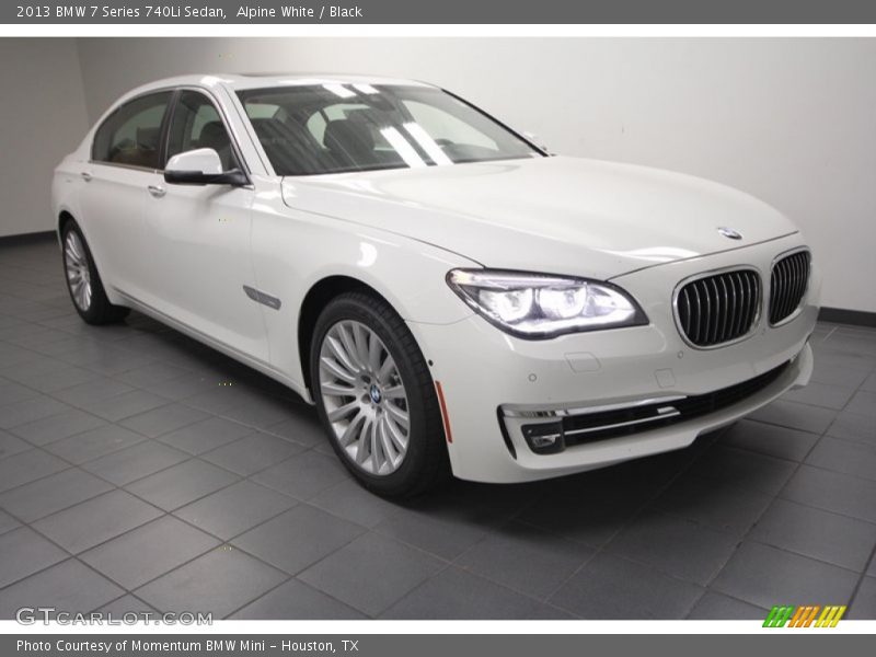 Front 3/4 View of 2013 7 Series 740Li Sedan