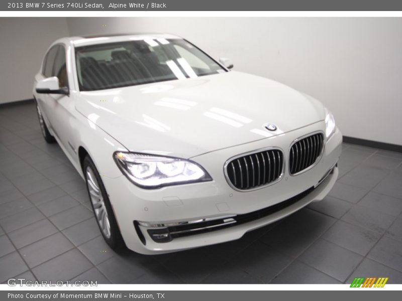 Alpine White / Black 2013 BMW 7 Series 740Li Sedan