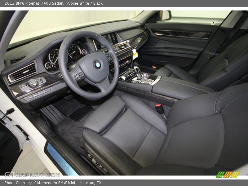 Black Interior - 2013 7 Series 740Li Sedan 