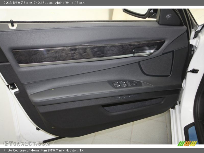 Alpine White / Black 2013 BMW 7 Series 740Li Sedan