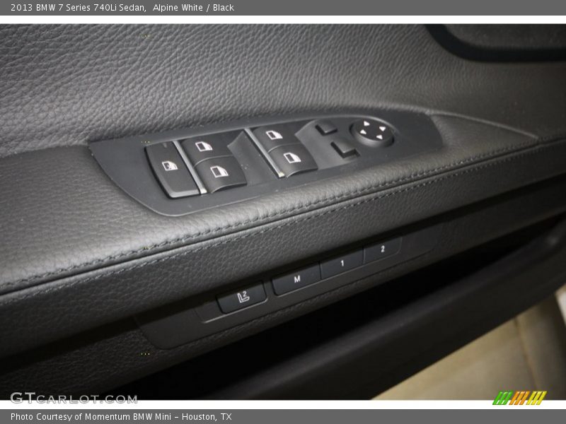 Alpine White / Black 2013 BMW 7 Series 740Li Sedan