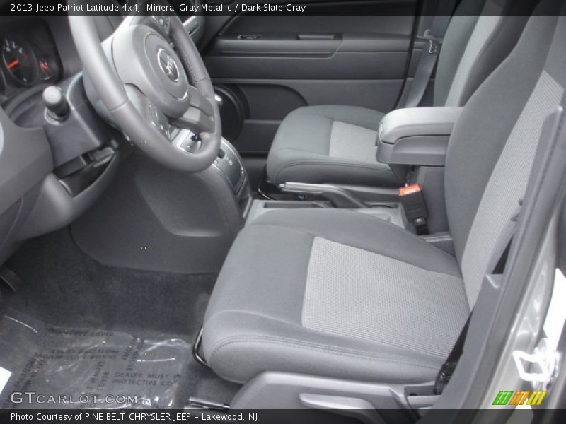 Mineral Gray Metallic / Dark Slate Gray 2013 Jeep Patriot Latitude 4x4