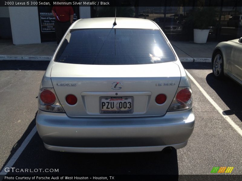 Millennium Silver Metallic / Black 2003 Lexus IS 300 Sedan