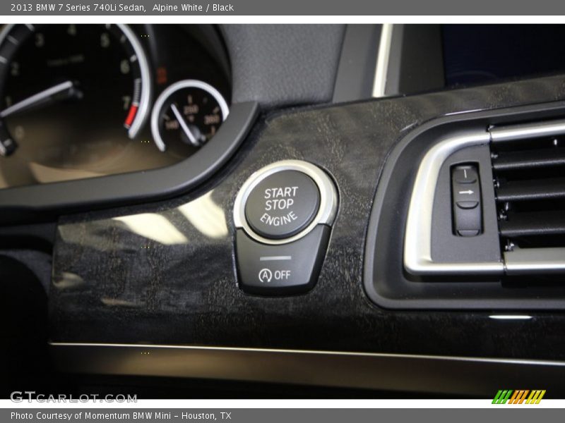 Alpine White / Black 2013 BMW 7 Series 740Li Sedan
