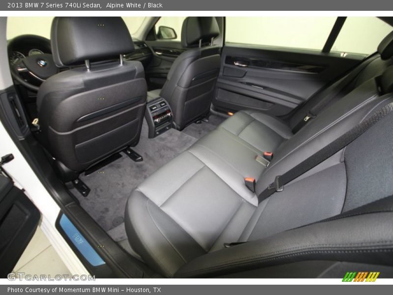 Rear Seat of 2013 7 Series 740Li Sedan
