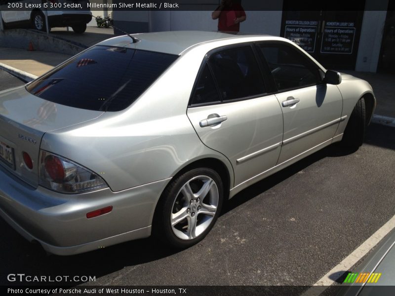 Millennium Silver Metallic / Black 2003 Lexus IS 300 Sedan