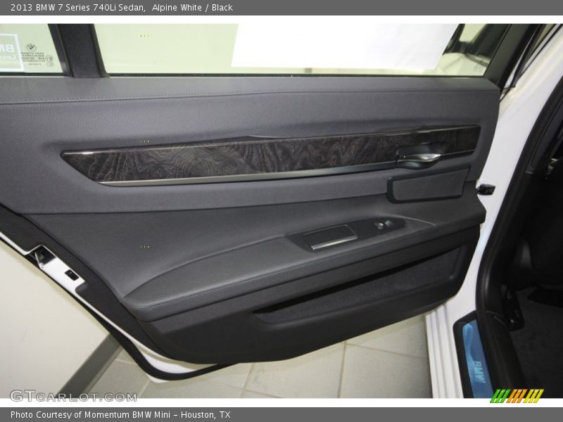 Alpine White / Black 2013 BMW 7 Series 740Li Sedan
