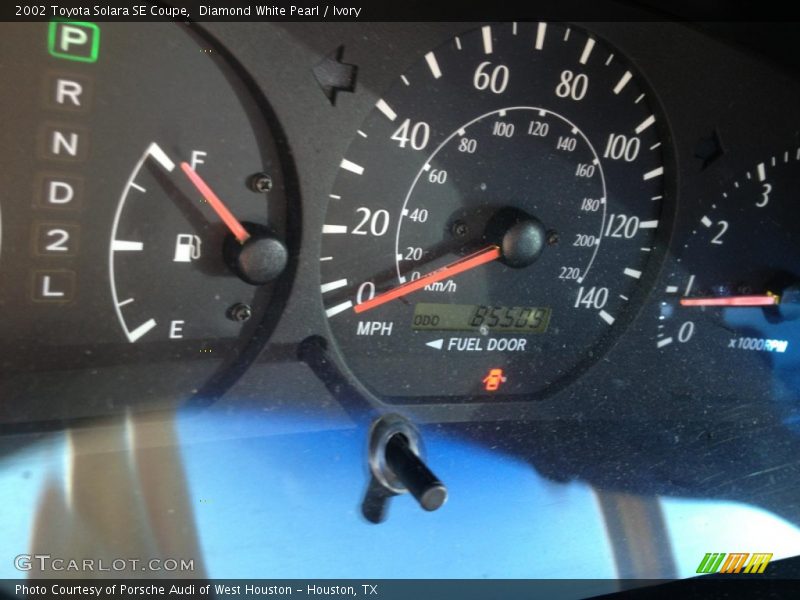 Diamond White Pearl / Ivory 2002 Toyota Solara SE Coupe