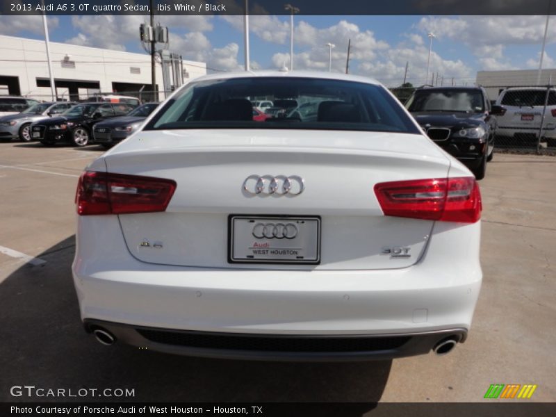 Ibis White / Black 2013 Audi A6 3.0T quattro Sedan