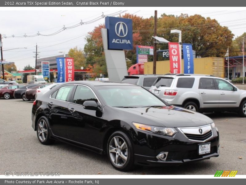 Crystal Black Pearl / Ebony 2012 Acura TSX Special Edition Sedan