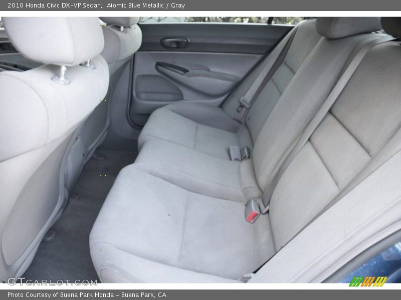 Atomic Blue Metallic / Gray 2010 Honda Civic DX-VP Sedan