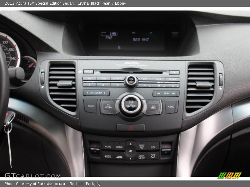 Controls of 2012 TSX Special Edition Sedan