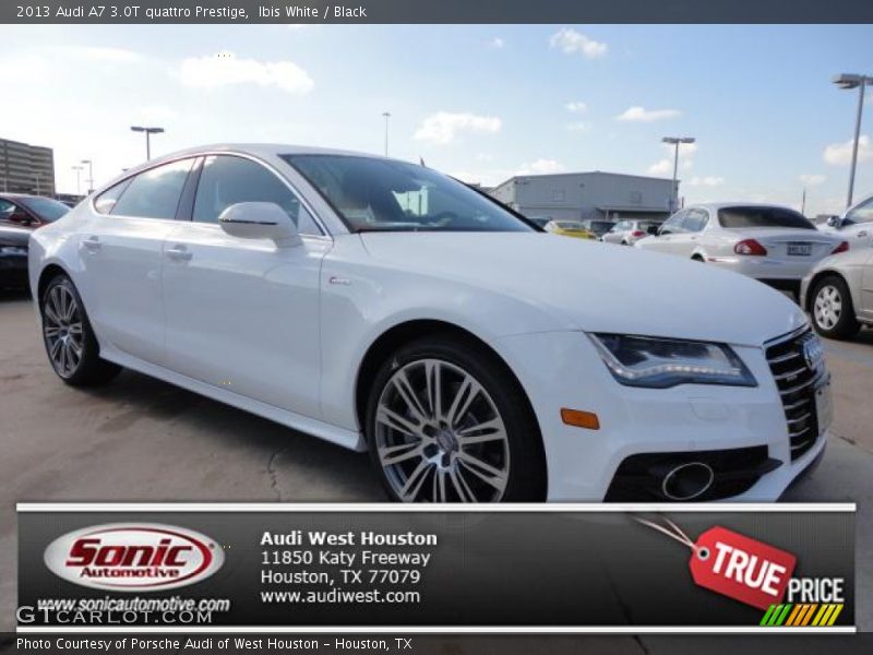 Ibis White / Black 2013 Audi A7 3.0T quattro Prestige