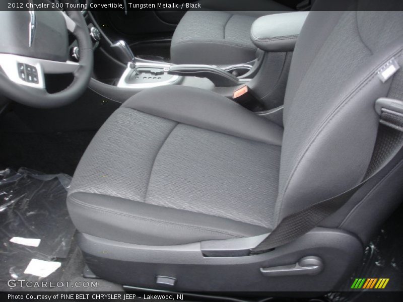 Tungsten Metallic / Black 2012 Chrysler 200 Touring Convertible