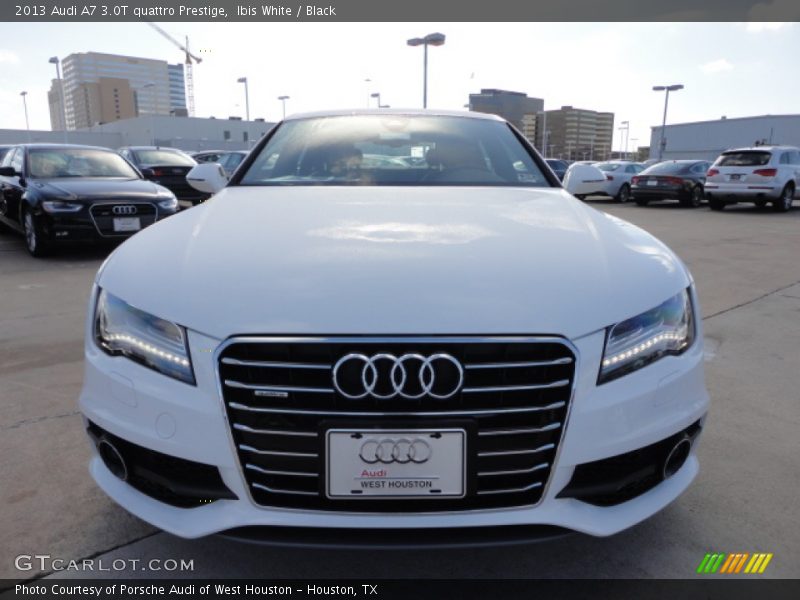 Ibis White / Black 2013 Audi A7 3.0T quattro Prestige