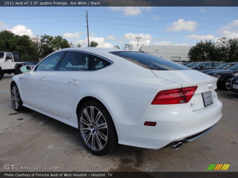 Ibis White / Black 2013 Audi A7 3.0T quattro Prestige