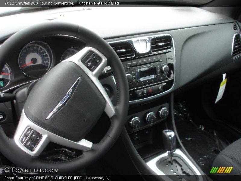 Tungsten Metallic / Black 2012 Chrysler 200 Touring Convertible