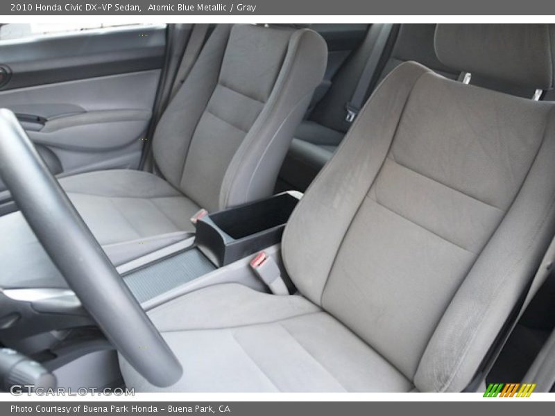 Atomic Blue Metallic / Gray 2010 Honda Civic DX-VP Sedan