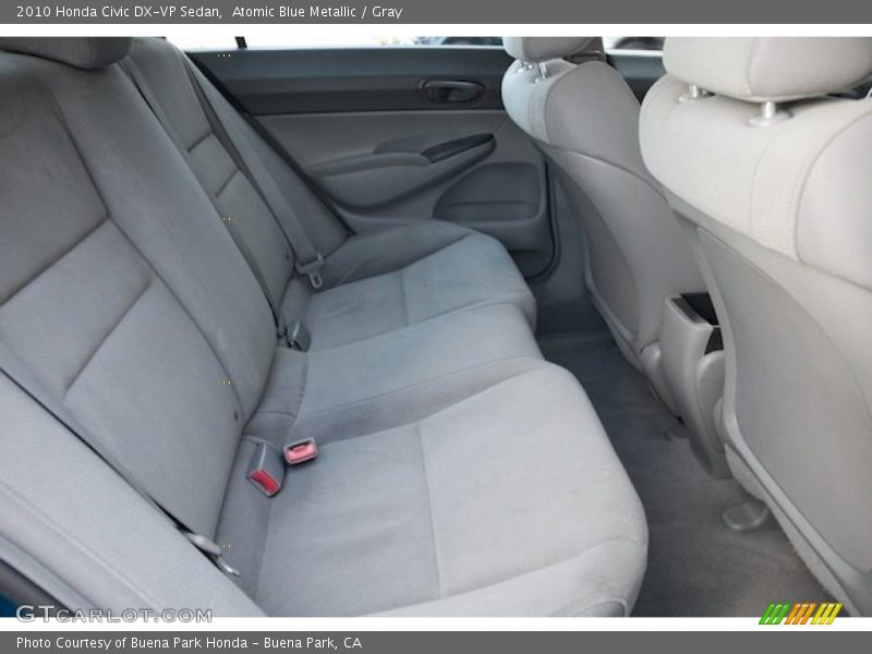 Atomic Blue Metallic / Gray 2010 Honda Civic DX-VP Sedan