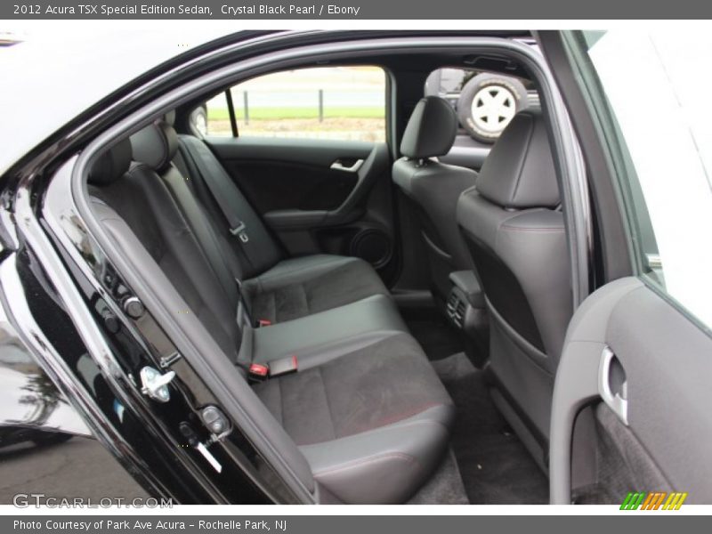 Rear Seat of 2012 TSX Special Edition Sedan