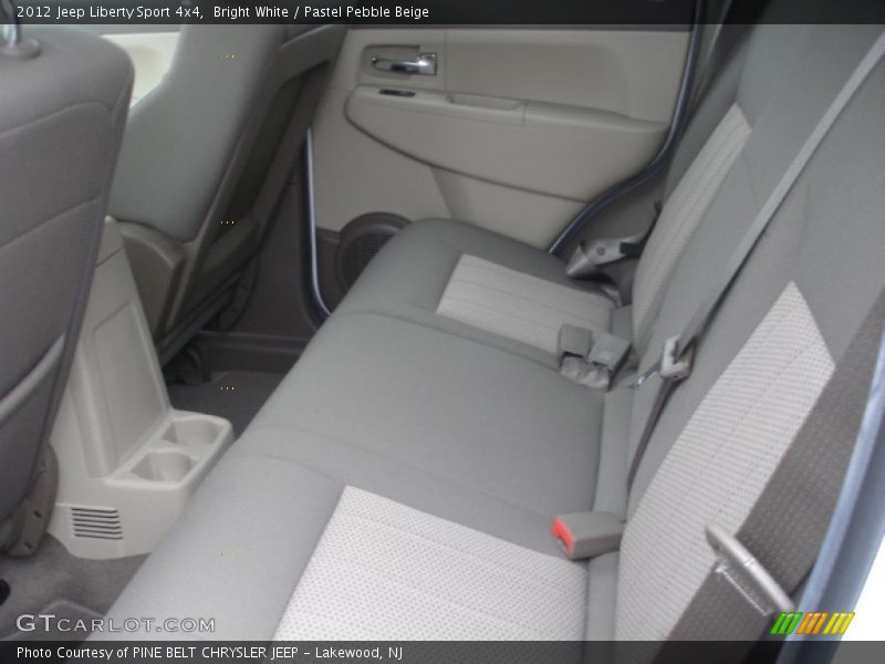 Bright White / Pastel Pebble Beige 2012 Jeep Liberty Sport 4x4