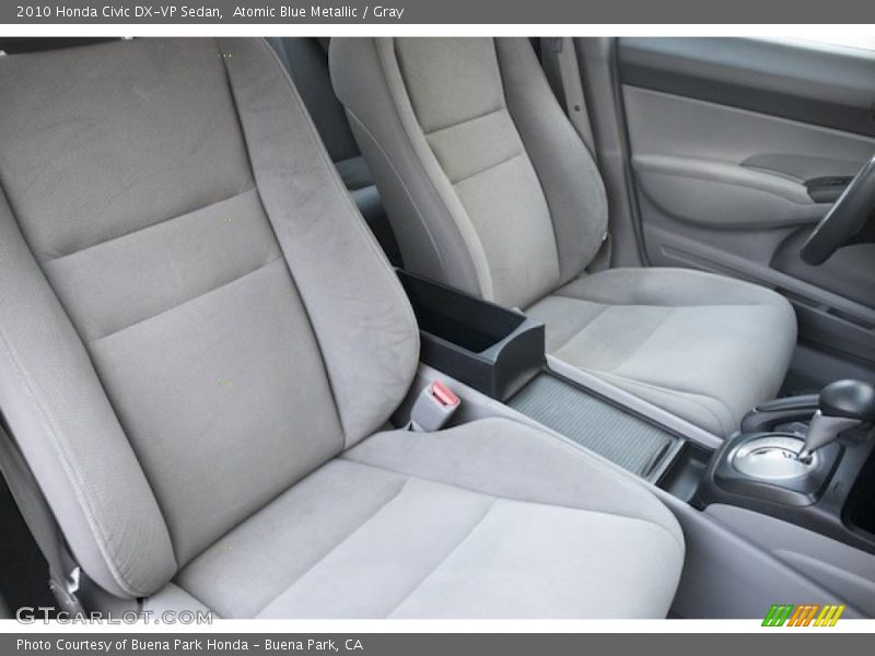 Atomic Blue Metallic / Gray 2010 Honda Civic DX-VP Sedan