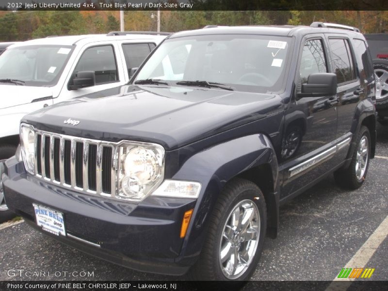 True Blue Pearl / Dark Slate Gray 2012 Jeep Liberty Limited 4x4