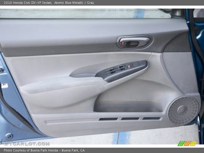 Atomic Blue Metallic / Gray 2010 Honda Civic DX-VP Sedan