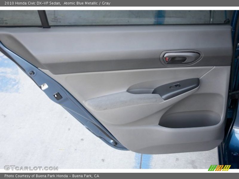 Atomic Blue Metallic / Gray 2010 Honda Civic DX-VP Sedan