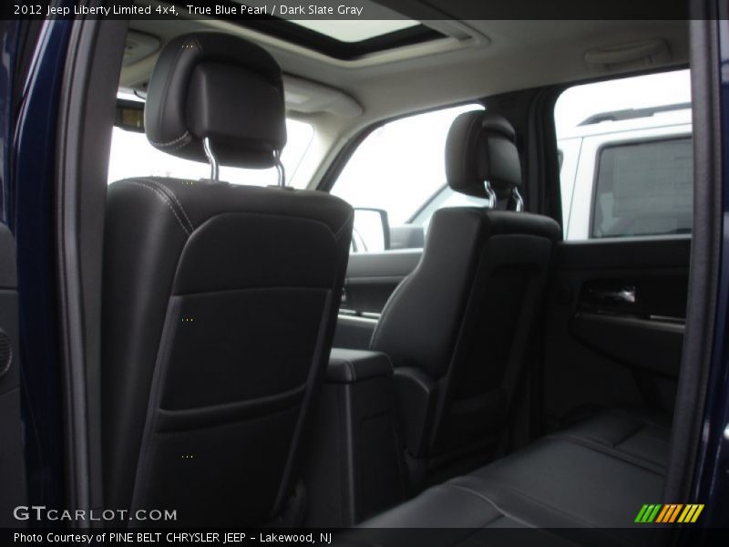 True Blue Pearl / Dark Slate Gray 2012 Jeep Liberty Limited 4x4