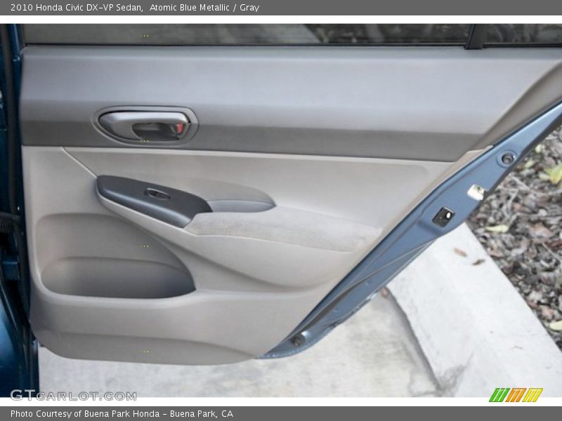 Atomic Blue Metallic / Gray 2010 Honda Civic DX-VP Sedan