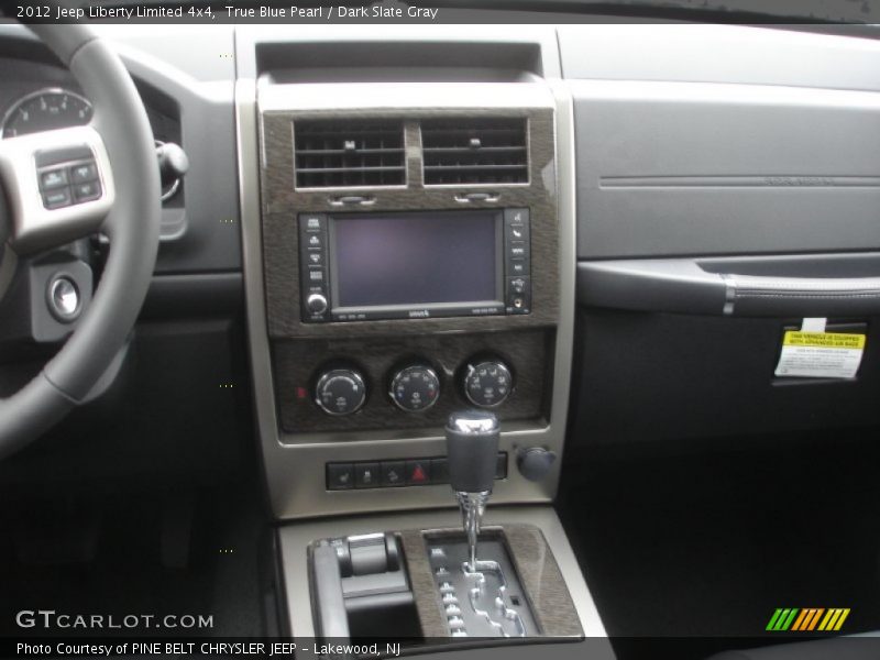 True Blue Pearl / Dark Slate Gray 2012 Jeep Liberty Limited 4x4