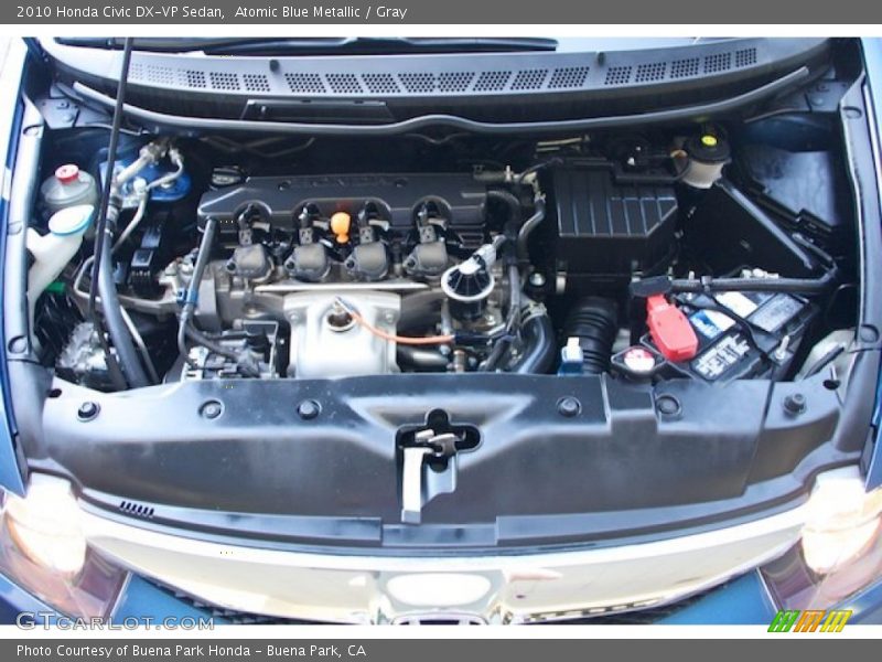 Atomic Blue Metallic / Gray 2010 Honda Civic DX-VP Sedan