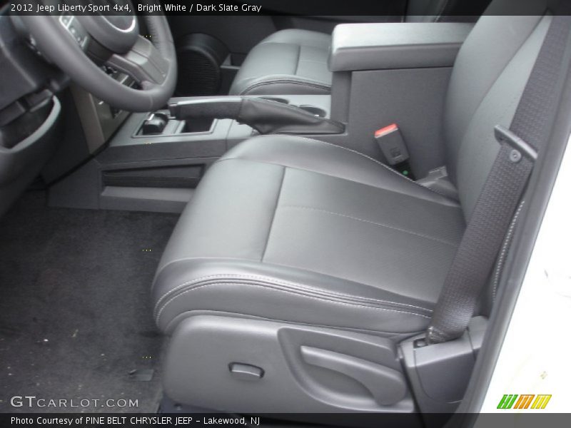 Bright White / Dark Slate Gray 2012 Jeep Liberty Sport 4x4