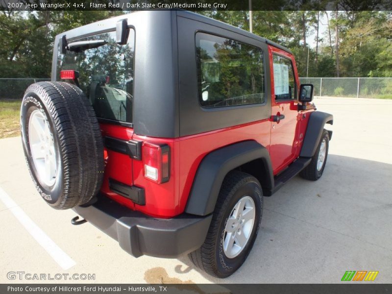 Flame Red / Dark Slate Gray/Medium Slate Gray 2007 Jeep Wrangler X 4x4