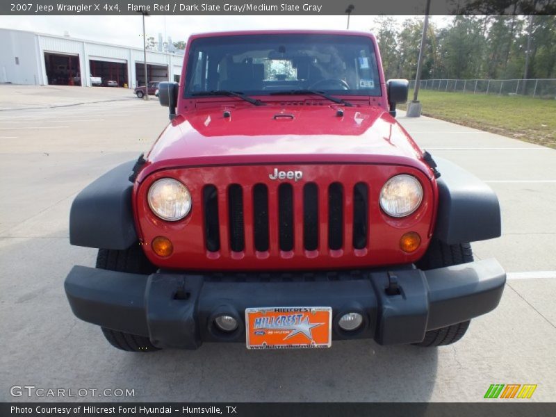 Flame Red / Dark Slate Gray/Medium Slate Gray 2007 Jeep Wrangler X 4x4