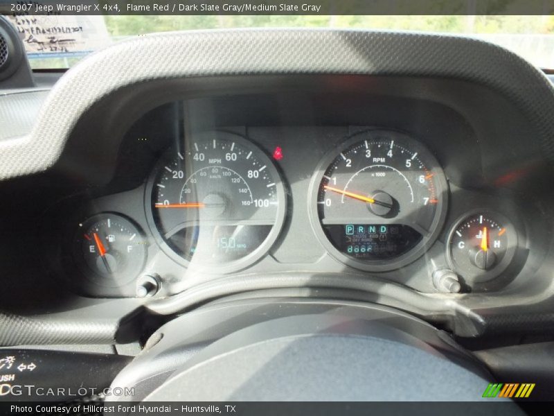 Flame Red / Dark Slate Gray/Medium Slate Gray 2007 Jeep Wrangler X 4x4