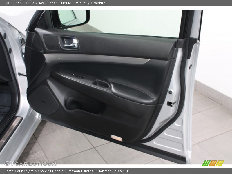 Door Panel of 2012 G 37 x AWD Sedan