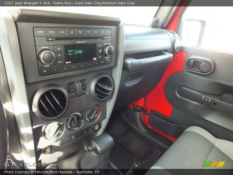 Flame Red / Dark Slate Gray/Medium Slate Gray 2007 Jeep Wrangler X 4x4