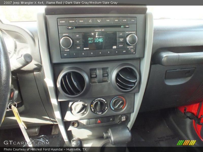 Flame Red / Dark Slate Gray/Medium Slate Gray 2007 Jeep Wrangler X 4x4