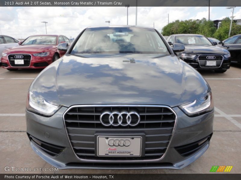 Monsoon Gray Metallic / Titanium Gray 2013 Audi A4 2.0T Sedan