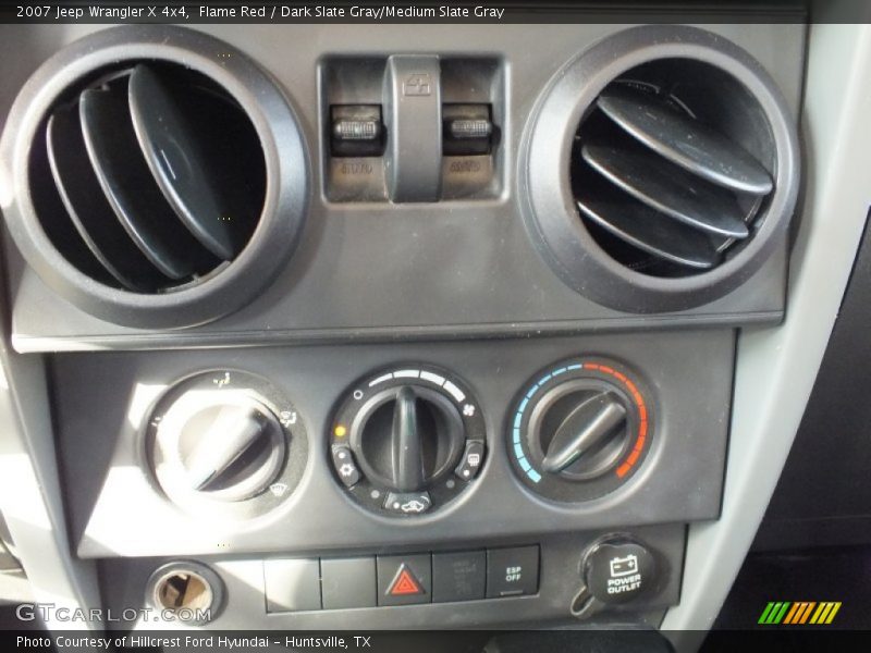 Flame Red / Dark Slate Gray/Medium Slate Gray 2007 Jeep Wrangler X 4x4