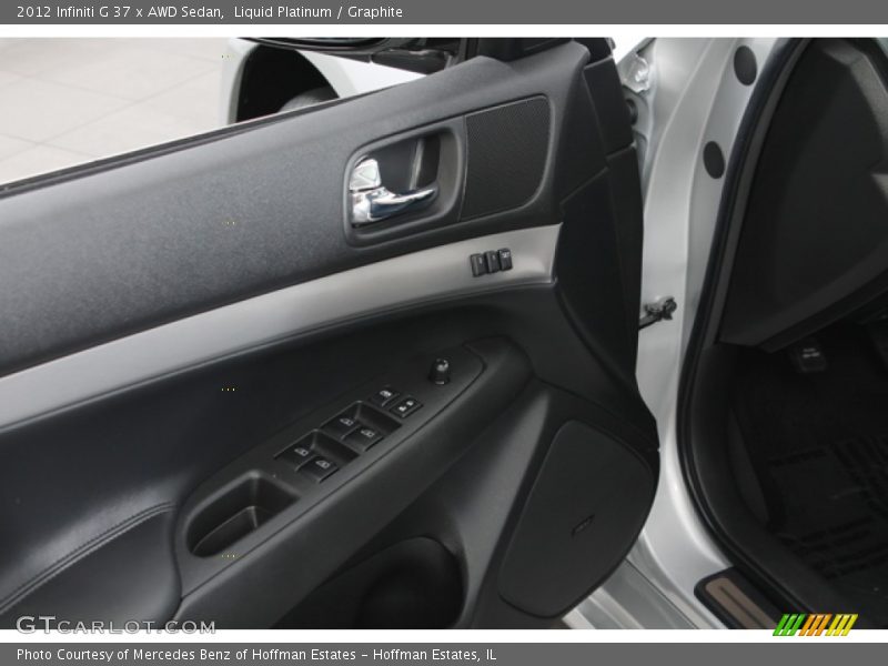 Liquid Platinum / Graphite 2012 Infiniti G 37 x AWD Sedan