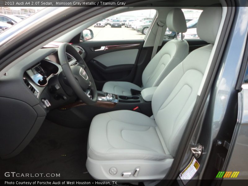 Monsoon Gray Metallic / Titanium Gray 2013 Audi A4 2.0T Sedan