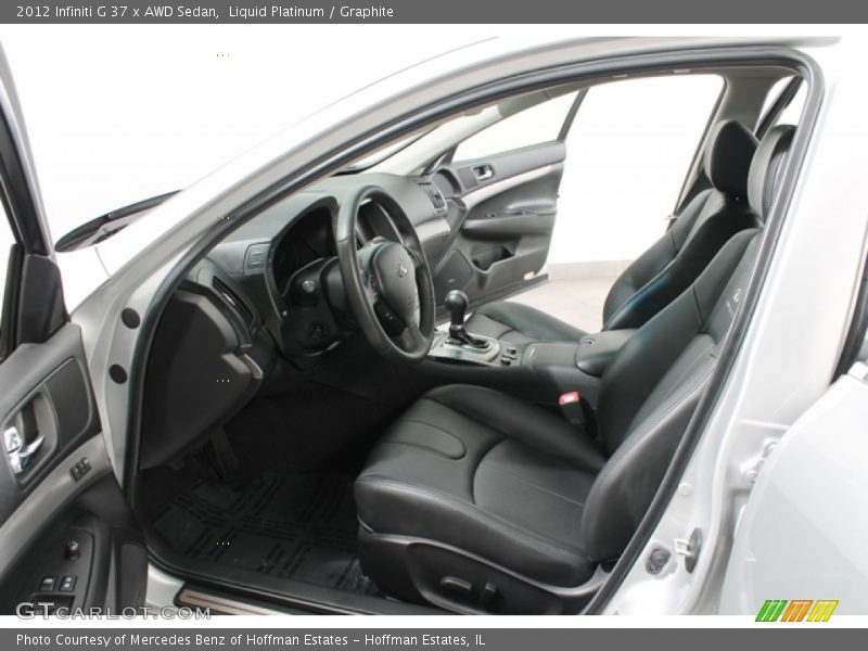  2012 G 37 x AWD Sedan Graphite Interior