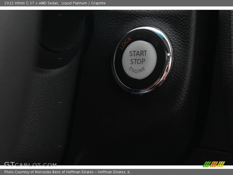 Liquid Platinum / Graphite 2012 Infiniti G 37 x AWD Sedan
