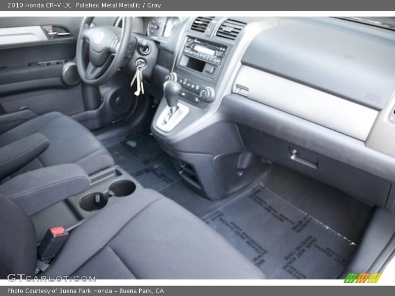 Polished Metal Metallic / Gray 2010 Honda CR-V LX