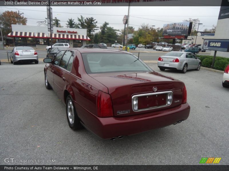 Cabernet Metallic / Dark Gray 2002 Cadillac DeVille DHS
